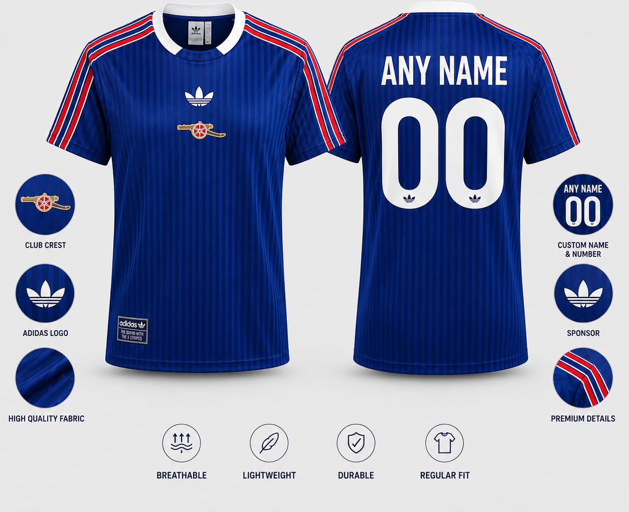 Adidas Arsenal 2024/25 Terrace Icons Shirt